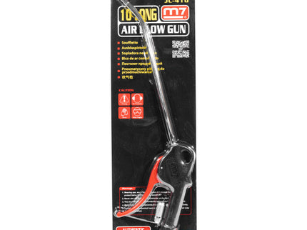 M7 Air Blow Gun 10"" Nozzle Pistol Grip And Air Gun Safety Nozzle Tip (JC-410C)