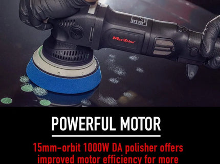 M15 Pro Dual Action Polisher | 15mm Throw, 5” Backing Plate, 1000W Motor