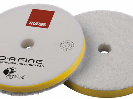 Rupes 9.MF130M Dual Action Fine Microfiber Pad - Yellow