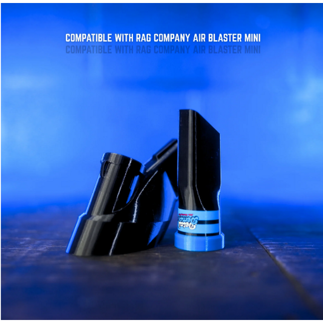 DETAIL DEMON Crevice Air+Vac Oval Attachment compatible with The Rag Company Ultra Air Blaster Mini