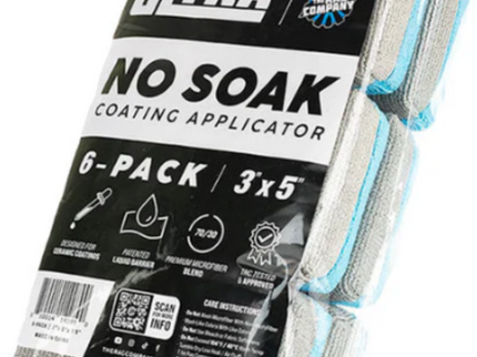 Rag Company No Soak Coating Applicator Kit 6-Pack