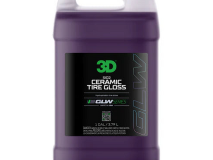 3D GLW Series SiO2 Ceramic Tire Gloss 1 Gallon