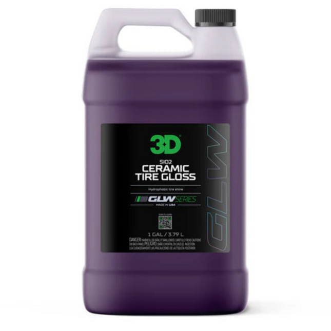 3D GLW Series SiO2 Ceramic Tire Gloss 1 Gallon