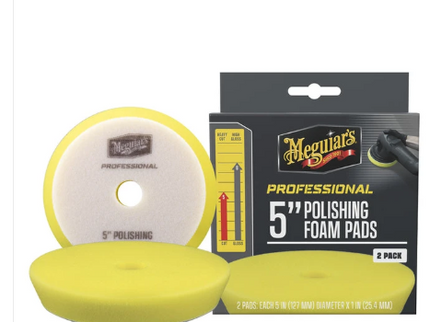 Meguiar's 5" Polishing Foam Pads 2 Pack (M5PFP2)