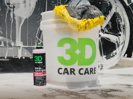 3D PINK CAR SOAP PINT