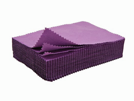 MICROFIBER SUEDE TOWEL PURPLE 20 PK