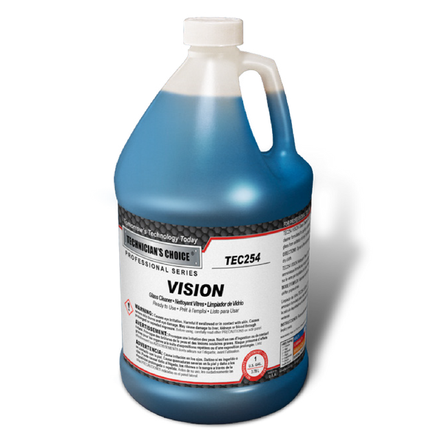 TEC VISION GLASS CLEANER RTU GALLON TEC254