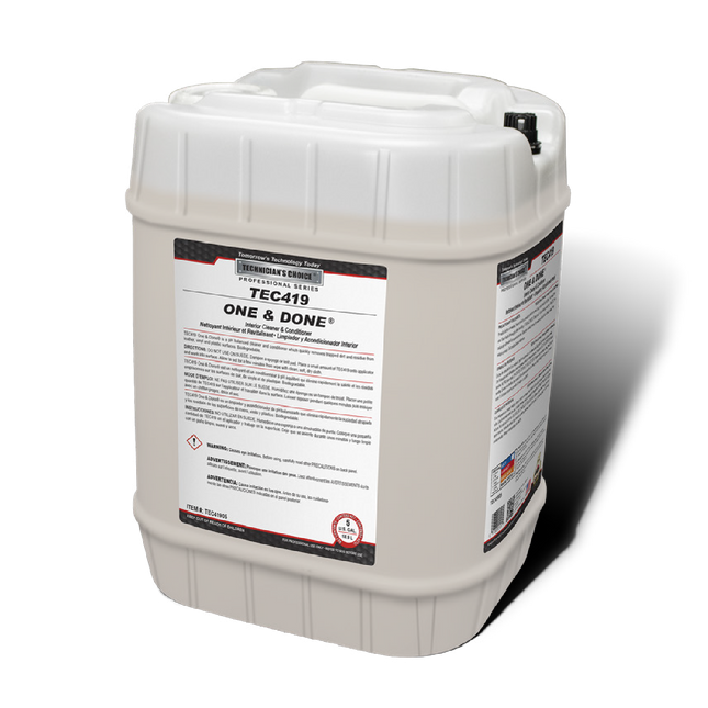 TEC ONE & DONE CLEAN & COND 5 GAL TEC419