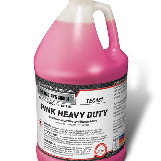 TEC PINK HEAVY DUTY GLASS CLEANER CONC. GAL TEC481