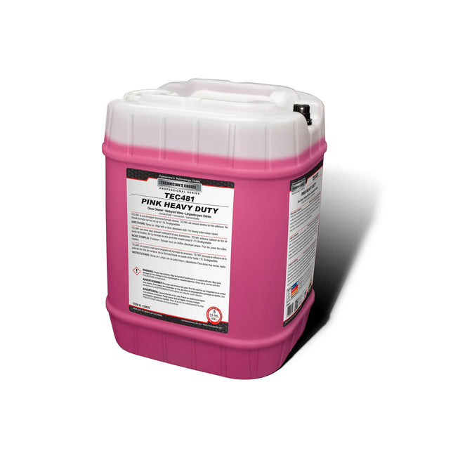TEC PINK GLASS CLEANER CONC. 5 GAL TEC481
