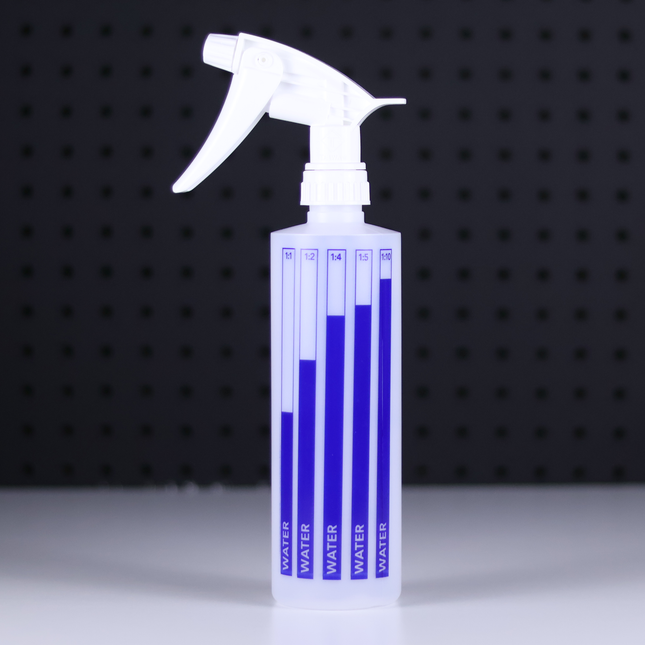 Container Dilution Bottle with Heavy Duty Sprayer 16oz Pack of 2