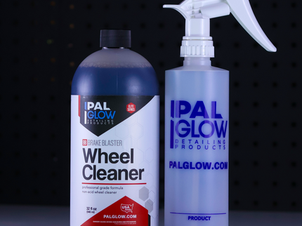 Brake Blaster non-acid wheel cleaner concentrated with dilution spray bottle