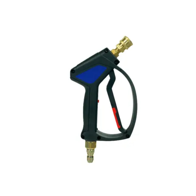 SG28 Spray Gun with Brass Plated Fittings Installed