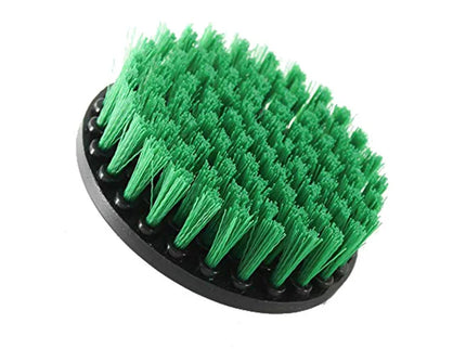 BRUSH, 5" GREEN THREADED STUD