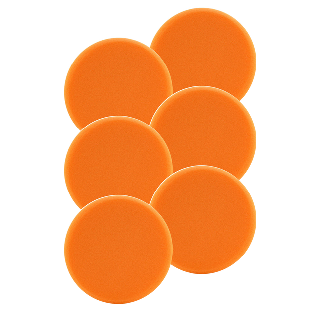 Uro-Tec™ Orange Medium Cut/Heavy Polishing Foam Pad (6 PACK) #180CR