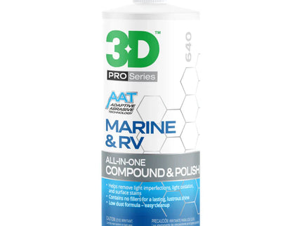 3D Marine & RV All-In-One Compound & Polish