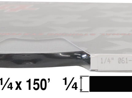 UP 1/4" STRIPE 150' #61 BLACK