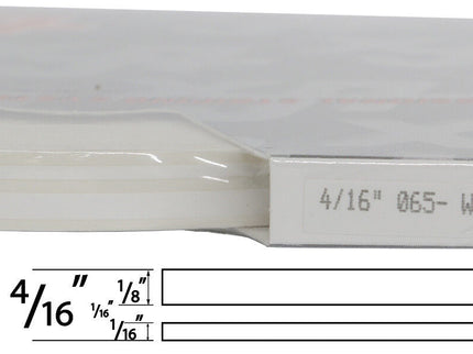 UP 4/16" X 150' STRIPE #65 WHITE