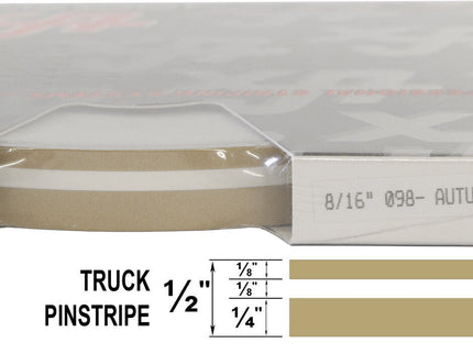 UP 8/16" DOUBLE STRIPE #98 LT GOLD