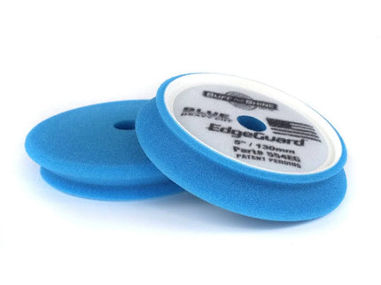 Buff & Shine EdgeGuard Blue Foam Pad, Heavy Cut, 5" / 130mm 2 PACK #554EG