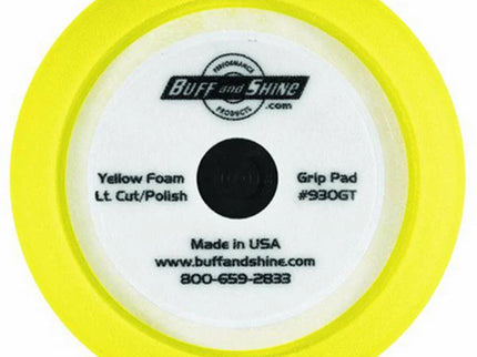 Buff & Shine YELLOW FOAM LT, CUT/POLISHING  #930G